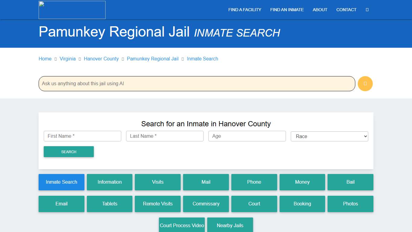 Hanover County Inmate Search & Roster Find Inmates VA